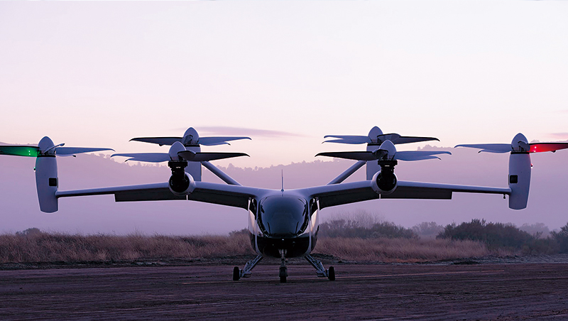 美國飛行服務新創Joby-Aviation開發的電動垂直起降飛行器，已進行超過1千次飛行測試，且是第1台經美國空軍批准的eVTOL。